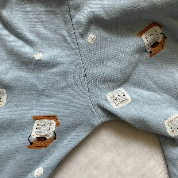 Pekkle 9M 4-Piece S’mores Camping Set 100% Cotton GUC Baby Boy Bodysuits Pants - Picture 15 of 16